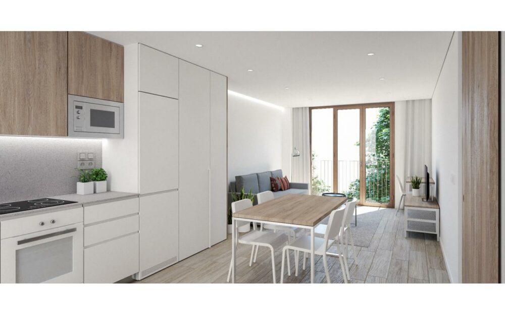 Appartement ÉTUDIANT moderne – nouvelle construction Moncada – Réf.001373